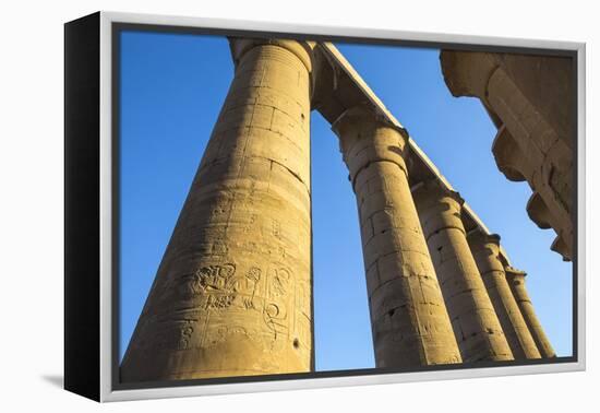 Luxor Temple, UNESCO World Heritage Site, Luxor, Egypt, North Africa, Africa-Jane Sweeney-Framed Premier Image Canvas