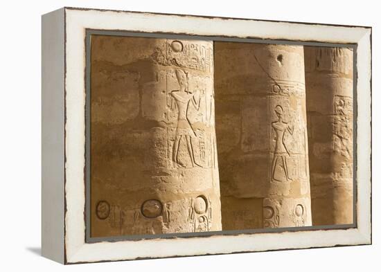 Luxor Temple, UNESCO World Heritage Site, Luxor, Egypt, North Africa, Africa-Jane Sweeney-Framed Premier Image Canvas