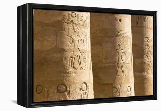 Luxor Temple, UNESCO World Heritage Site, Luxor, Egypt, North Africa, Africa-Jane Sweeney-Framed Premier Image Canvas