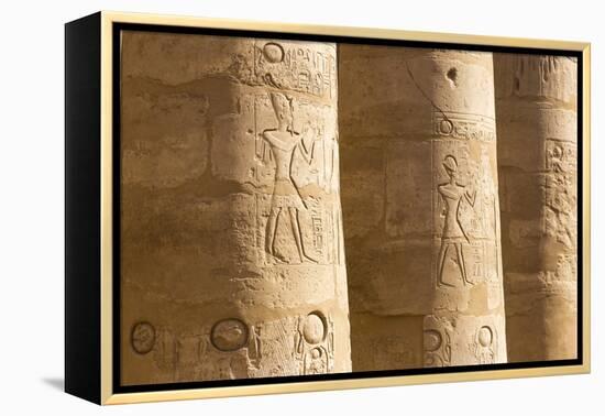 Luxor Temple, UNESCO World Heritage Site, Luxor, Egypt, North Africa, Africa-Jane Sweeney-Framed Premier Image Canvas
