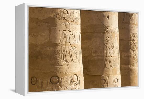 Luxor Temple, UNESCO World Heritage Site, Luxor, Egypt, North Africa, Africa-Jane Sweeney-Framed Premier Image Canvas