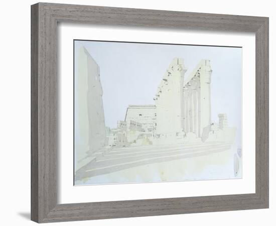 Luxor Temple-Charlie Millar-Framed Giclee Print