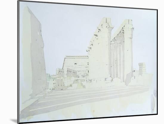 Luxor Temple-Charlie Millar-Mounted Giclee Print