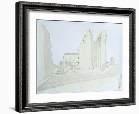 Luxor Temple-Charlie Millar-Framed Giclee Print