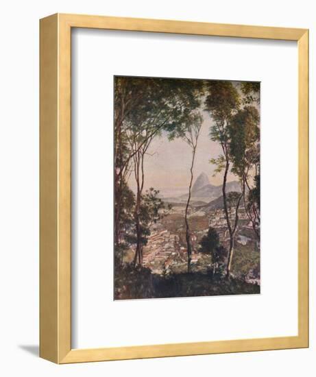 'Luxuriant woods on the hill of Santa Thereza looking down upon the roofs of Lapa', c1935-Unknown-Framed Giclee Print