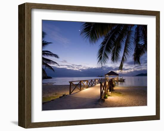 Luxury Resort, Malolo Island, Mamanuca Group, Fiji-Michele Falzone-Framed Photographic Print