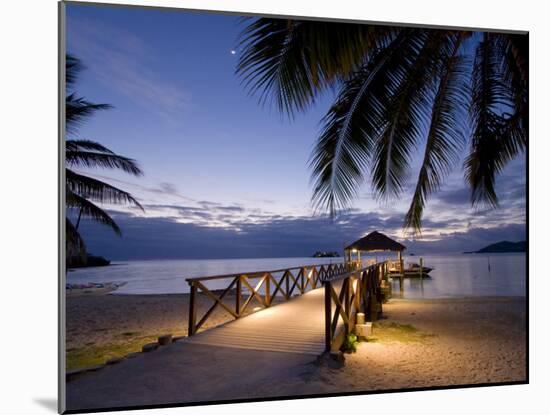 Luxury Resort, Malolo Island, Mamanuca Group, Fiji-Michele Falzone-Mounted Photographic Print