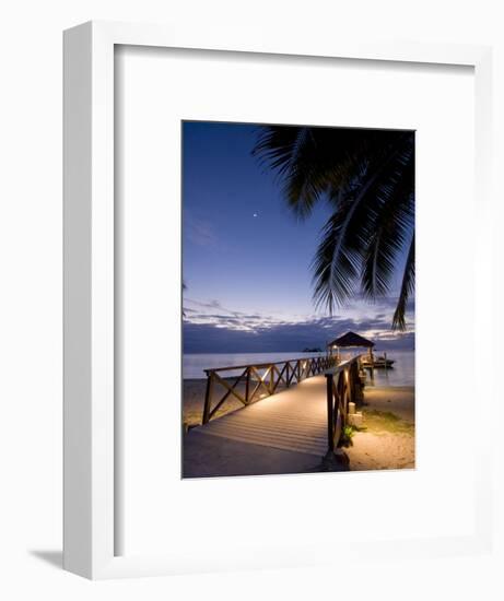 Luxury Resort, Malolo Island, Mamanuca Group, Fiji-Michele Falzone-Framed Premium Photographic Print