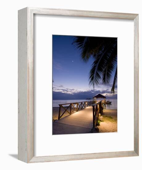 Luxury Resort, Malolo Island, Mamanuca Group, Fiji-Michele Falzone-Framed Premium Photographic Print