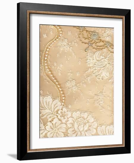 Luxury Wedding Background-Alisa Foytik-Framed Art Print