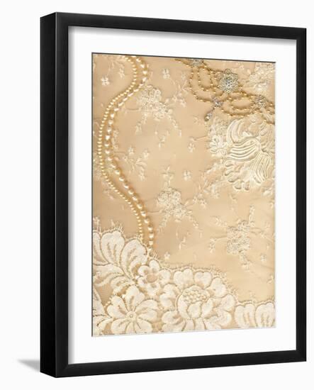 Luxury Wedding Background-Alisa Foytik-Framed Art Print