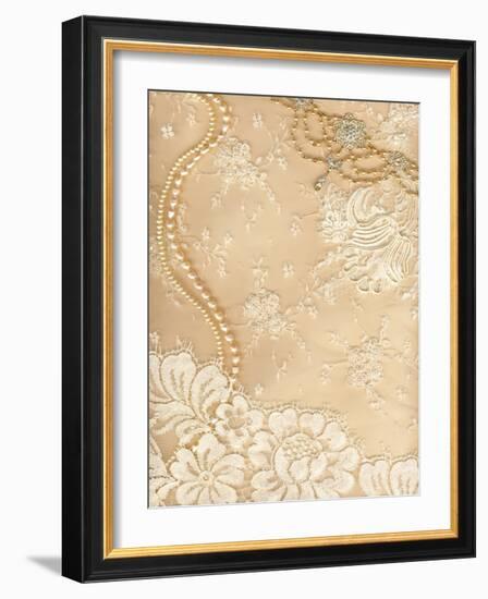 Luxury Wedding Background-Alisa Foytik-Framed Art Print