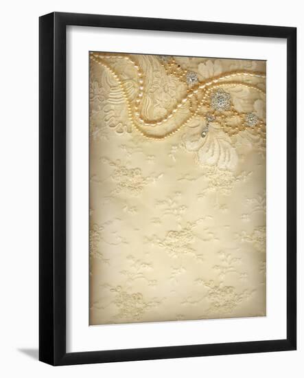 Luxury Wedding Background-Alisa Foytik-Framed Art Print