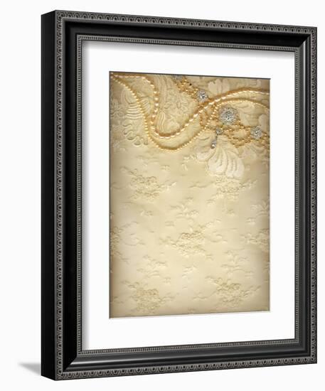 Luxury Wedding Background-Alisa Foytik-Framed Art Print