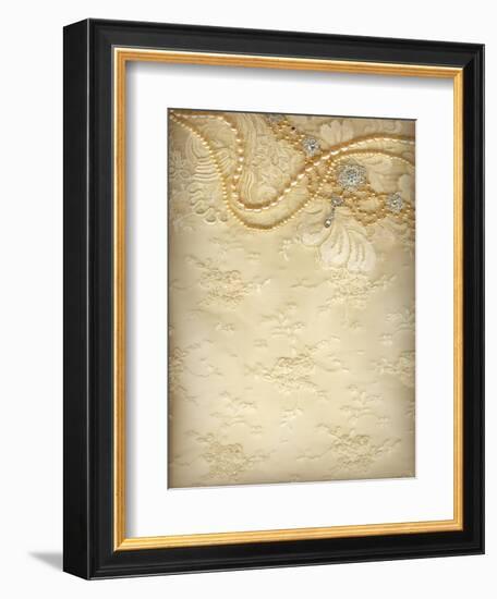 Luxury Wedding Background-Alisa Foytik-Framed Art Print