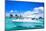 Luxury Yatch in Beautiful Ocean-SurangaWeeratunga-Mounted Photographic Print