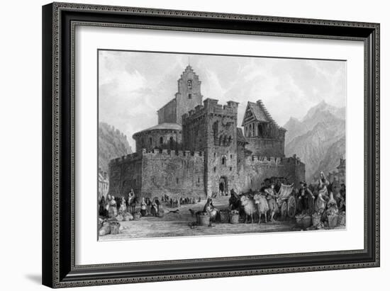 Luz Saint-Sauveur-Thomas Allom-Framed Art Print