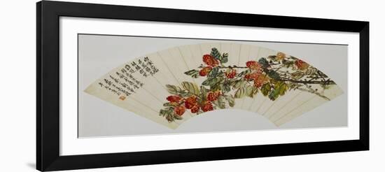 Lychee - from 'Flowers and Calligraphy'-Wu Changshuo-Framed Giclee Print