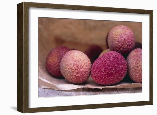 Lychee Fruit-Maxine Adcock-Framed Photographic Print