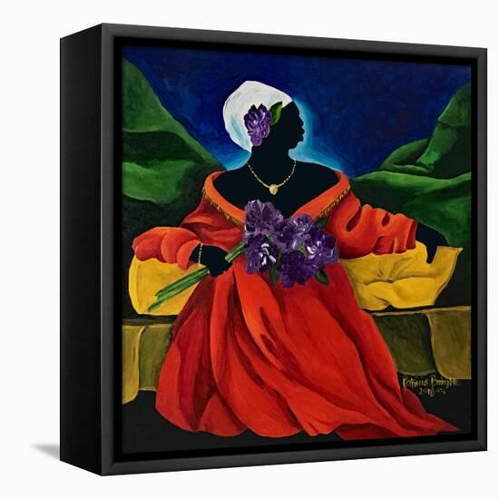 Lydia, 2018-Patricia Brintle-Framed Premier Image Canvas