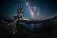 Milky Way over Crater Lake-Lydia Jacobs-Giclee Print