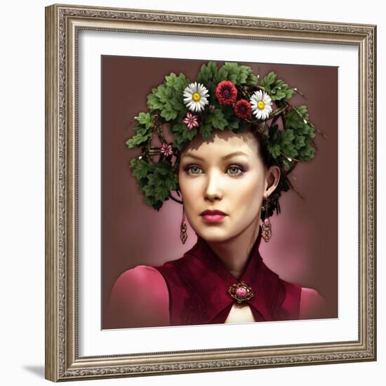 Lydia-Atelier Sommerland-Framed Art Print