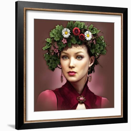 Lydia-Atelier Sommerland-Framed Art Print