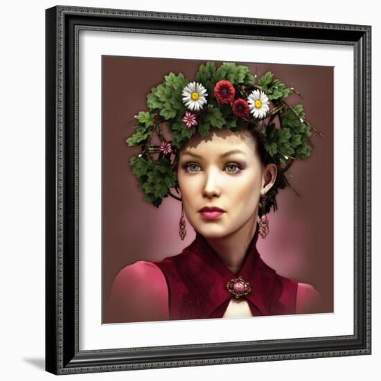 Lydia-Atelier Sommerland-Framed Art Print