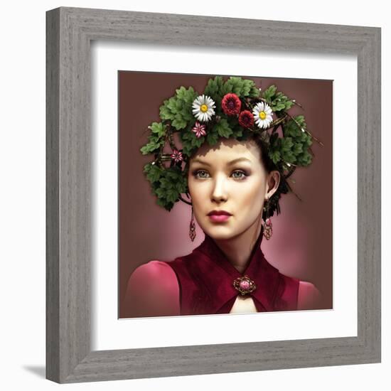 Lydia-Atelier Sommerland-Framed Art Print