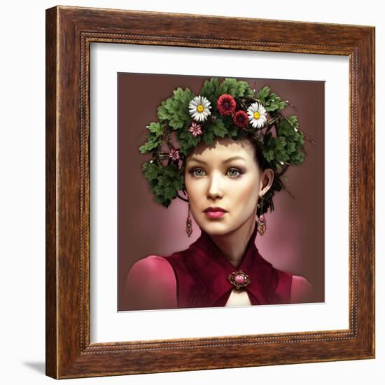 Lydia-Atelier Sommerland-Framed Art Print