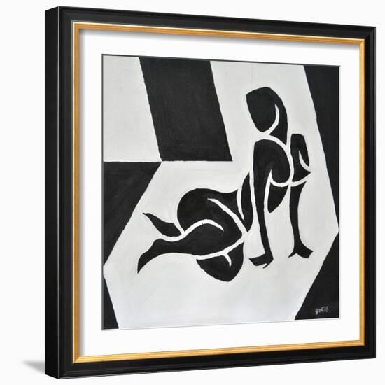 Lygia No3-Guilherme Pontes-Framed Giclee Print