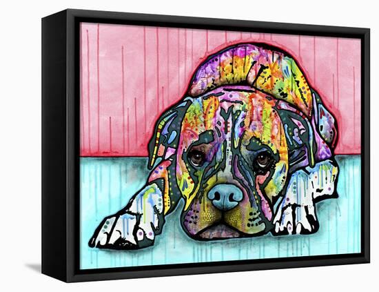 Lying Boxer-Dean Russo-Framed Premier Image Canvas