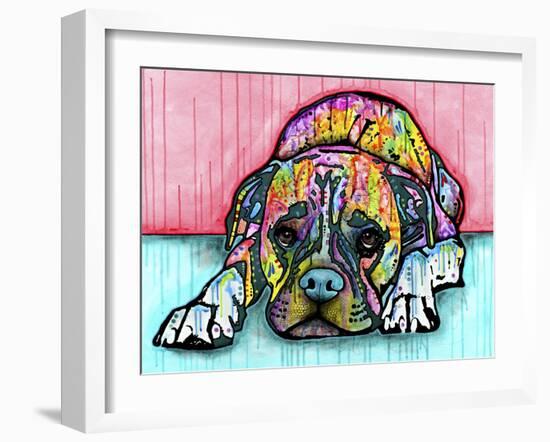 Lying Boxer-Dean Russo-Framed Giclee Print