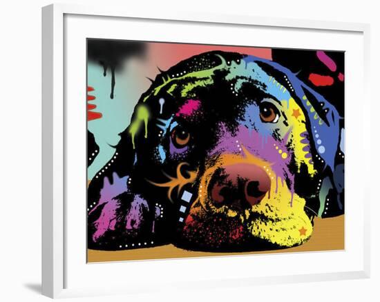 Lying Lab-Dean Russo-Framed Giclee Print