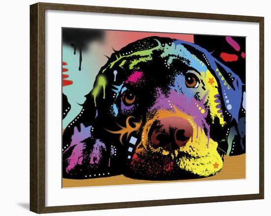 Lying Lab-Dean Russo-Framed Giclee Print