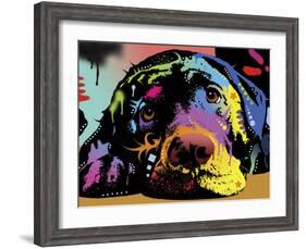 Lying Lab-Dean Russo-Framed Giclee Print