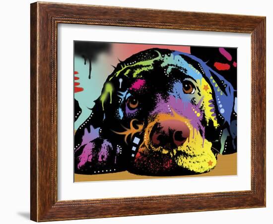 Lying Lab-Dean Russo-Framed Giclee Print