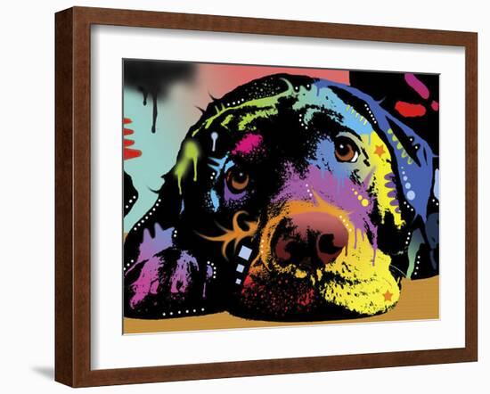Lying Lab-Dean Russo-Framed Giclee Print