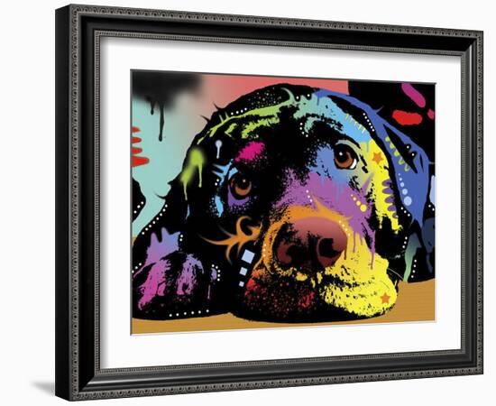 Lying Lab-Dean Russo-Framed Giclee Print