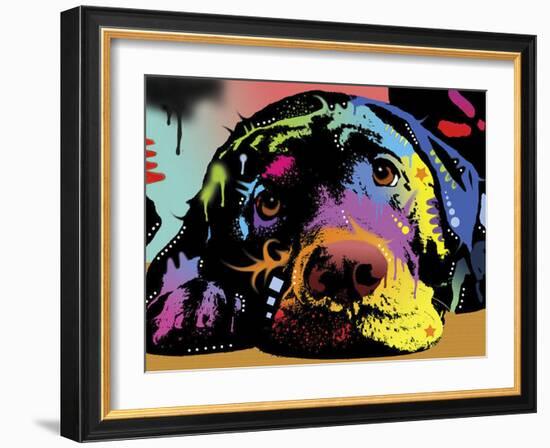 Lying Lab-Dean Russo-Framed Giclee Print