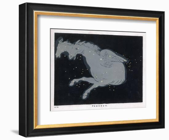 Lying Near the Head of the Figure of Andromeda Lies the Constellation of Pegasus-Charles F. Bunt-Framed Art Print