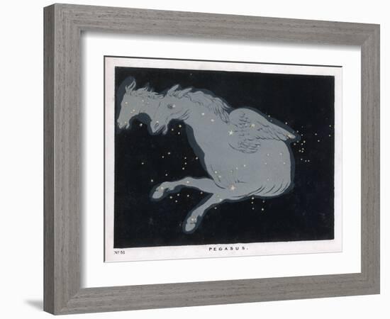 Lying Near the Head of the Figure of Andromeda Lies the Constellation of Pegasus-Charles F. Bunt-Framed Art Print