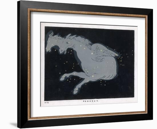 Lying Near the Head of the Figure of Andromeda Lies the Constellation of Pegasus-Charles F. Bunt-Framed Art Print