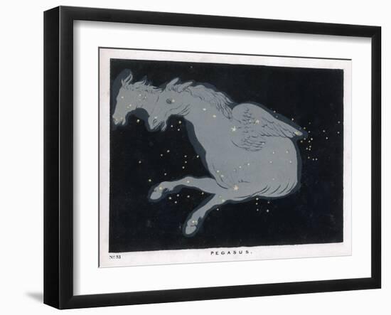 Lying Near the Head of the Figure of Andromeda Lies the Constellation of Pegasus-Charles F. Bunt-Framed Art Print