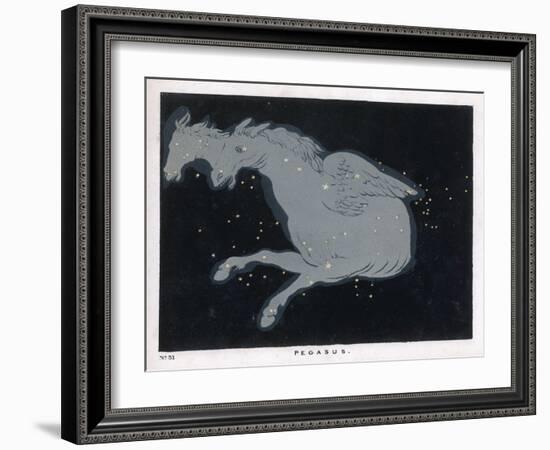 Lying Near the Head of the Figure of Andromeda Lies the Constellation of Pegasus-Charles F. Bunt-Framed Art Print