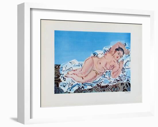 Lying Nude-Raoul Dufy-Framed Collectable Print