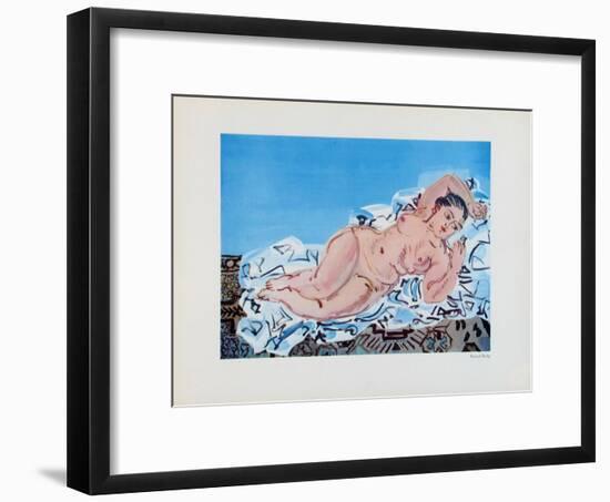 Lying Nude-Raoul Dufy-Framed Collectable Print