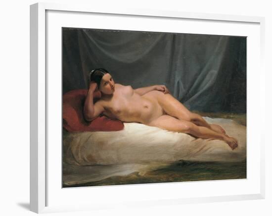 Lying Nude-Antonio Muzzi-Framed Art Print