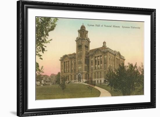 Lyman Hall of Natural History, Syracuse University-null-Framed Art Print