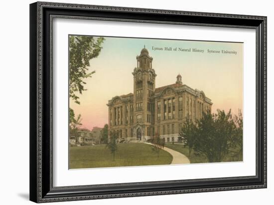 Lyman Hall of Natural History, Syracuse University-null-Framed Art Print